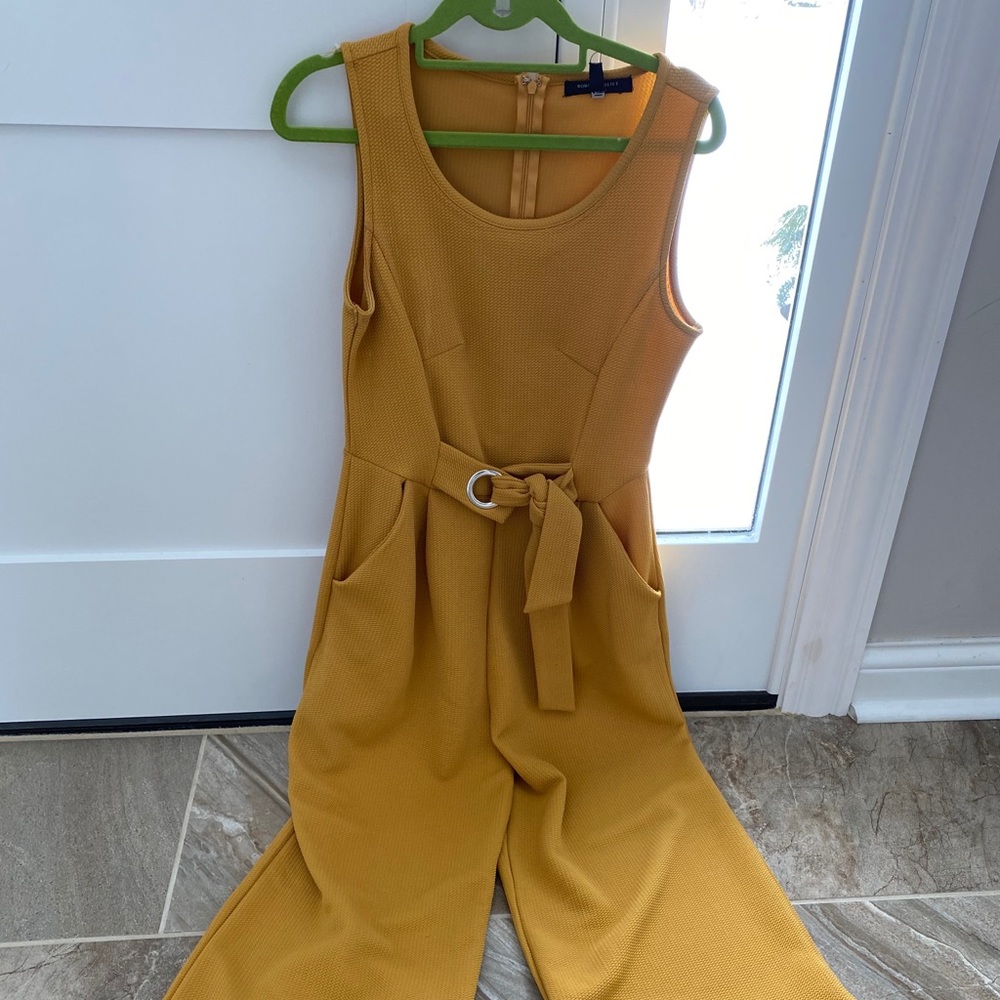 Mustard yellow jumpsuit